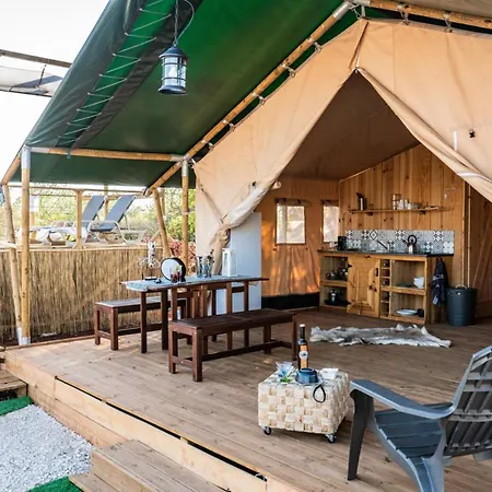 Safari Tent With Private Pool In Albufeira Holiday home