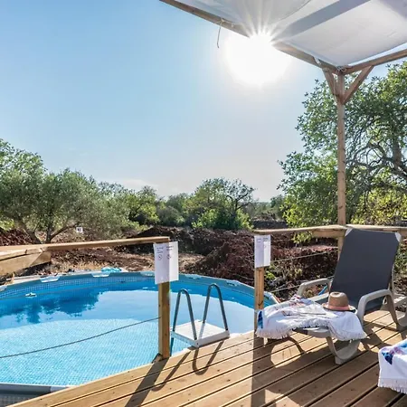 Safari Tent With Private Pool In Albufeira Paderne (Faro)